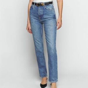 Reformation straight leg jeans